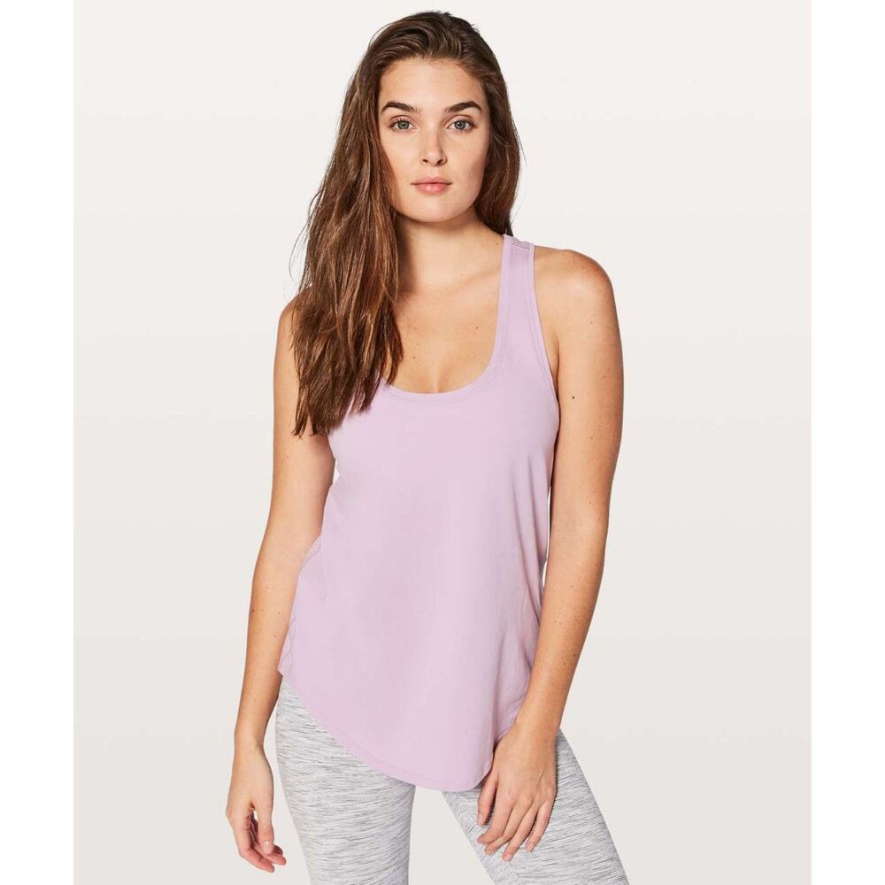 Lululemon Love Tank Top Racerback Lightweight Light Purple Workout Yoga Women 8